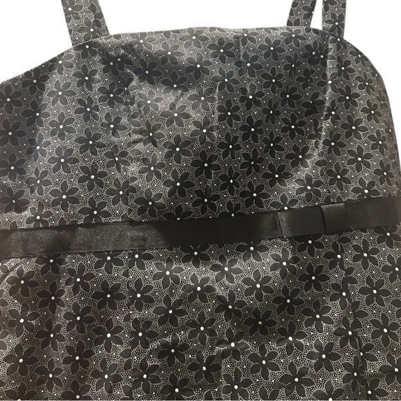 David Brooks Black Sleeveless Square Neck Cocktail Dress - Picture 4 of 5